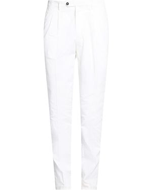 Drumohr Trousers Cotton, Elastane - White