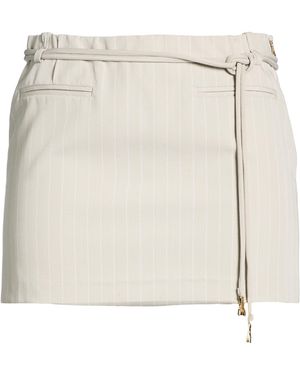 Patrizia Pepe Light Mini Skirt Polyester, Viscose, Elastane - White