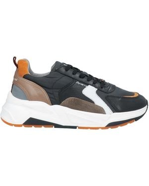 Ambitious Sneakers Soft Leather, Textile Fibers - Blue