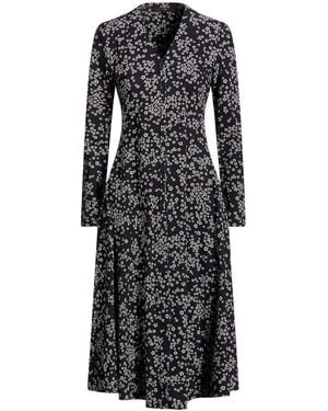 High Midi Dress Nylon, Elastane - Black