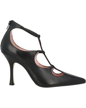 Anna F. Pumps Leather - Black