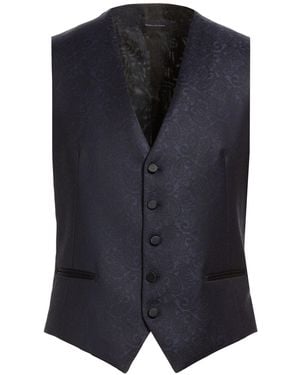 Tagliatore Tailored Vest Virgin Wool, Elastane - Blue