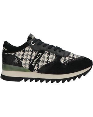 Apepazza Trainers Leather, Textile Fibres - Black