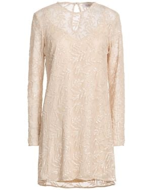 Motel Mini Dress Polyester - Natural