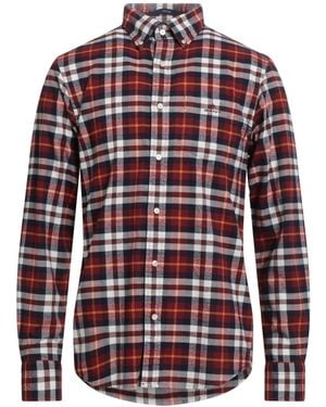GANT Burgundy Shirt Cotton - Red