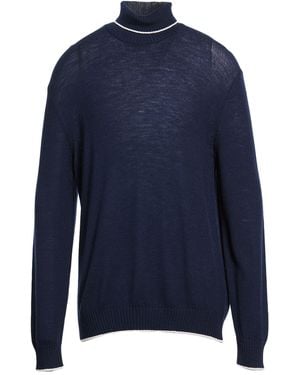 Eleventy Col Roulé - Bleu