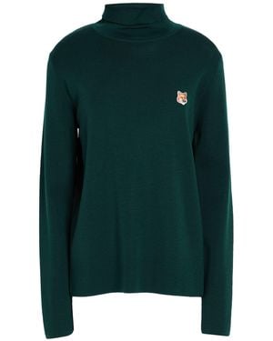 Maison Kitsuné Turtleneck Wool - Green