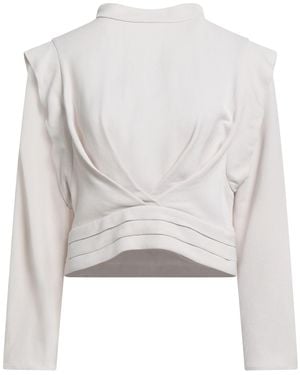 IRO Ivory Top Viscose, Virgin Wool - White