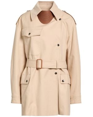 Tod's Overcoats & Trench Coats - Natural