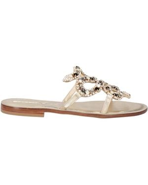 EDDICUOMO Sandals Leather - White