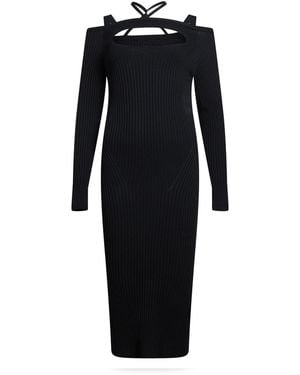 SIMONA CORSELLINI Midi Dress Polyamide, Elastane - Black