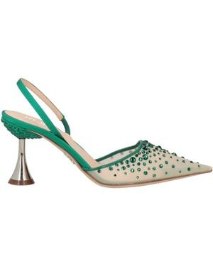 Rodo Pumps Textile Fibers - Green