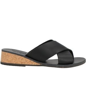 Ancient Greek Sandals Sandals - Black