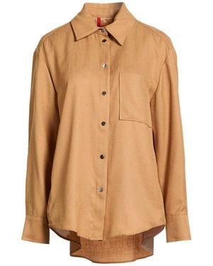 MAX&Co. Shirt Triacetate, Wool - Natural