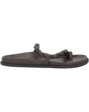 Elena Iachi Thong Sandal Leather - White
