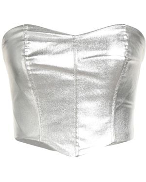 Rinascimento Top Polyester, Cotton, Polyamide, Elastane - White