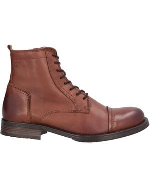 Jack & Jones Ankle Boots Leather - Brown
