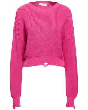 Kontatto Fuchsia Sweater Cotton - Pink