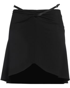 Courreges Mini Skirt Viscose, Elastane - Black