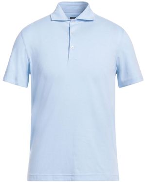 Fedeli Sky Polo Shirt Cotton, Nylon, Elastane - Blue