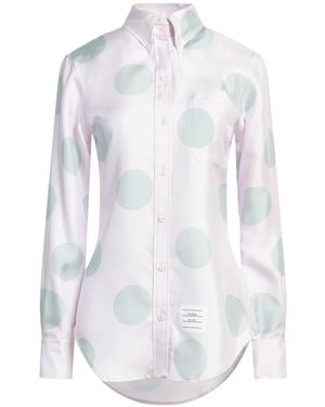 Thom Browne Light Shirt Silk - White