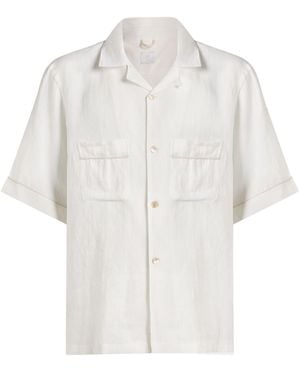 Eleventy Shirt Linen - White