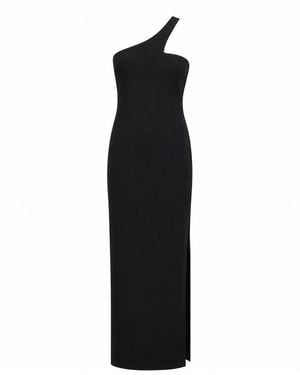 Sportmax Midi Dress Viscose, Elastane - Black