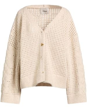 Aeron Ivory Cardigan Cotton, Alpaca Wool, Merino Wool - Natural