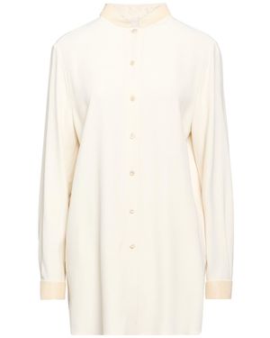 Agnona Cream Shirt Viscose, Wool - White