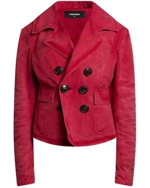 DSquared² Jacket Cotton - Red