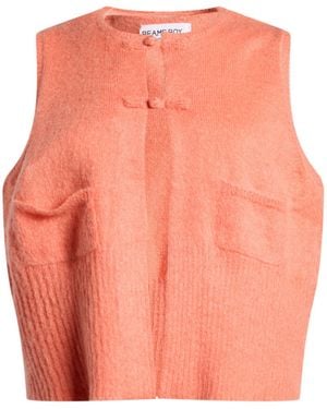 Beams Plus Strickjacke - Pink