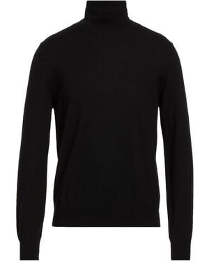 Fabrizio Del Carlo Turtleneck Merino Wool, Cashmere - Black