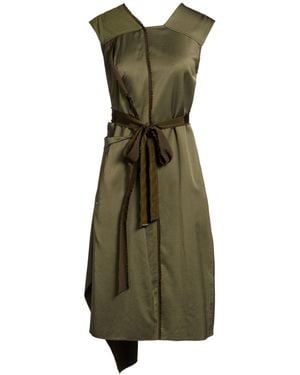 High Midi Dress - Green