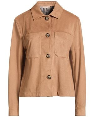 Purotatto Camel Jacket Polyester, Elastane - Brown