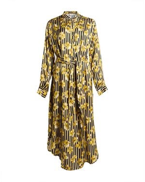 Ottod'Ame Midi Dress Viscose - Metallic