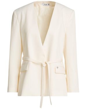 Please Ivory Blazer Polyester, Viscose, Elastane - White