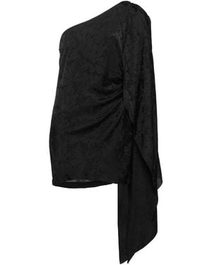 Nervi Mini Dress Acetate, Silk, Polyamide - Black