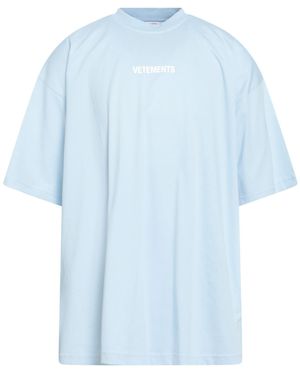 Vetements T-Shirts - Blue