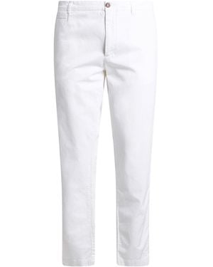 40weft Pants Cotton, Linen, Elastane - White