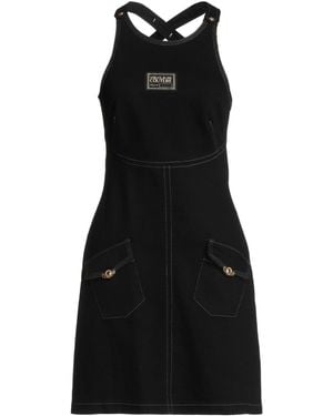 Versace Jeans Couture Midi Dress Cotton, Elastane - Black