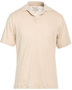 MC2 Saint Barth Polo Shirt Linen - Natural