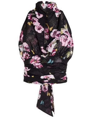 ATELIER LEGORA Top Viscose, Polyamide, Polyester - Black