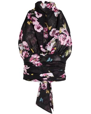 ATELIER LEGORA Top Viscose, Polyamide, Polyester - Black