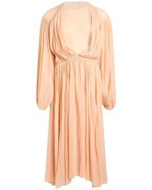 Philosophy Di Lorenzo Serafini Apricot Maxi Dress Polyamide - Orange