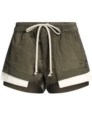 Rick Owens Dark Shorts & Bermuda Shorts Cupro - Green