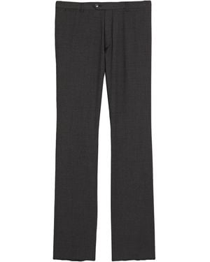 Roberto Cavalli Charcoal Pants Virgin Wool - Gray