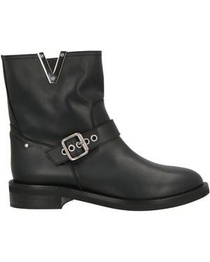 Via Roma 15 Ankle Boots Leather - Black
