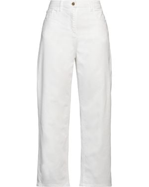 Elisabetta Franchi Pantaloni Jeans - Bianco