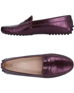 Tod's Loafers Soft Leather - Purple
