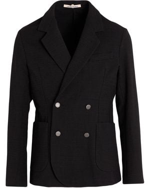 Messagerie Patrizio Piscaglia Blazer Cotton, Polyester, Linen - Black